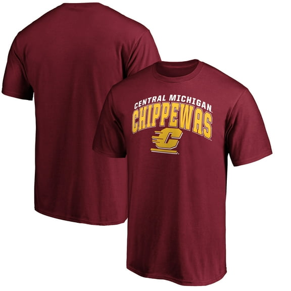 Men's  Maroon Central Michigan Chippewas Steady T-Shirt
