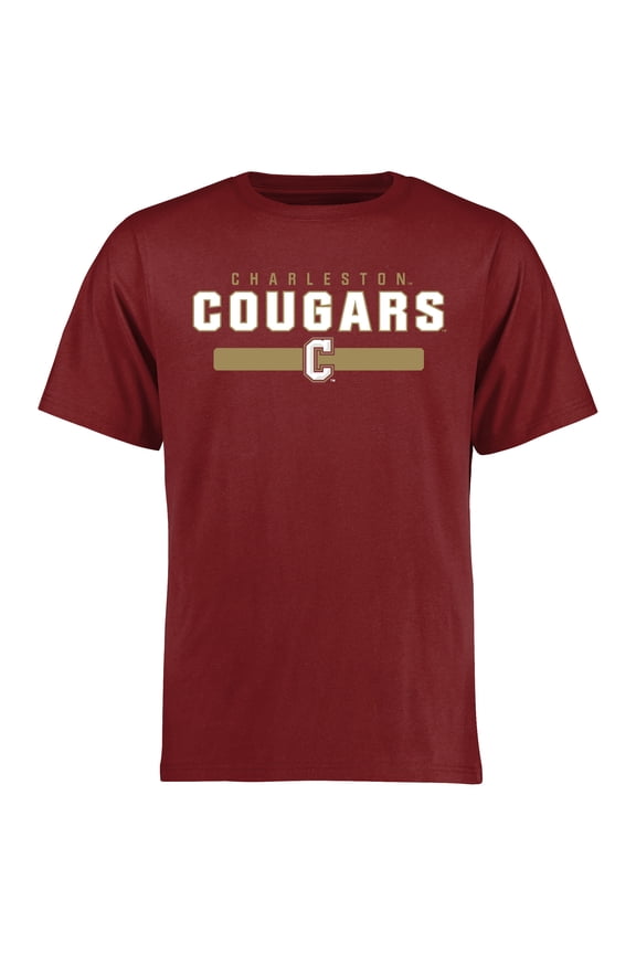 Men's Maroon Charleston Cougars Team Strong T-Shirt