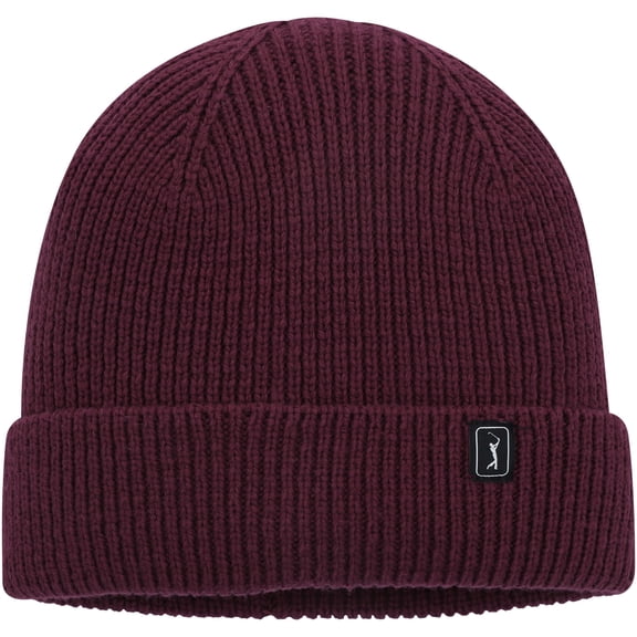 Men's Maroon PGA TOUR Cuffed Knit Hat