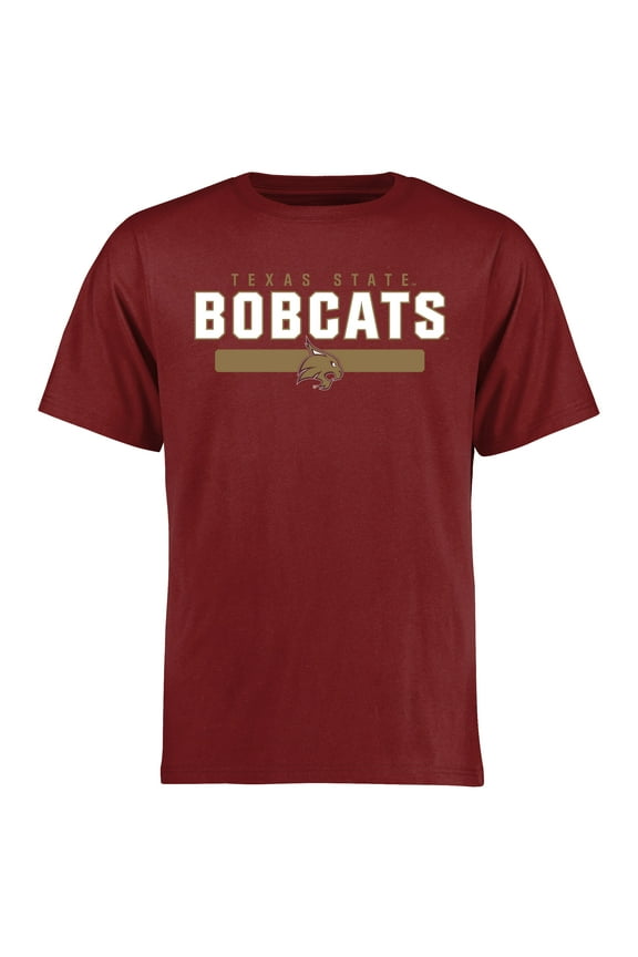 Men's Maroon Texas State Bobcats Team Strong T-Shirt