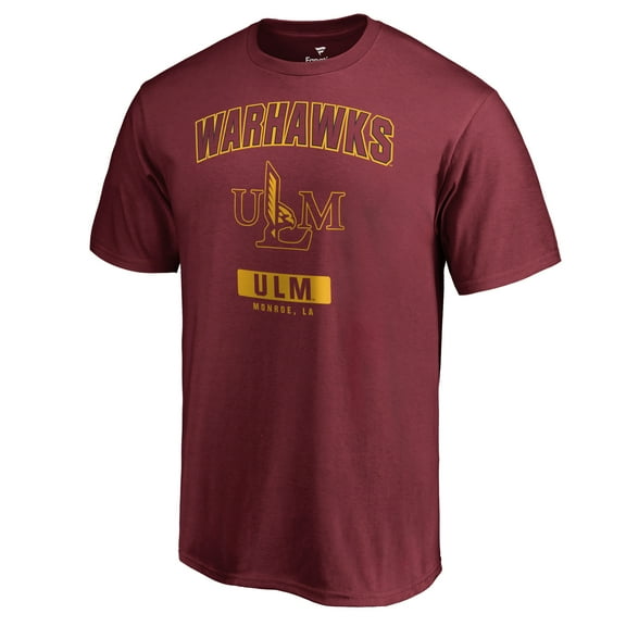 Men's Maroon ULM Warhawks Campus Icon T-Shirt