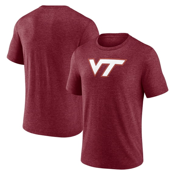 Men's Maroon Virginia Tech Hokies Classic Primary Tri-Blend T-Shirt