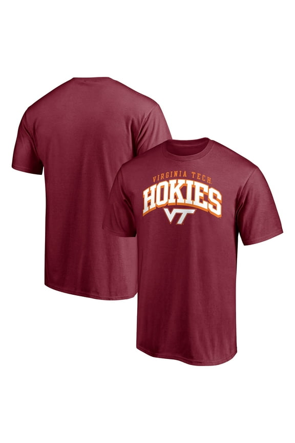Men's Maroon Virginia Tech Hokies Line Corps T-Shirt