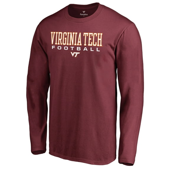 Men's Garnet Virginia Tech Hokies Team Unity Football Long Sleeve T-Shirt