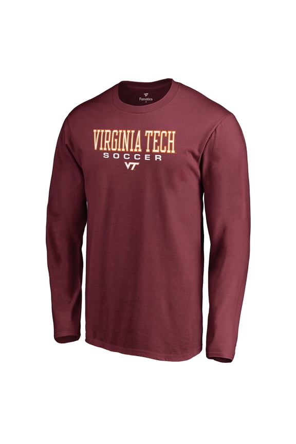 Men's Maroon Virginia Tech Hokies Team Unity Soccer Long Sleeve T-Shirt