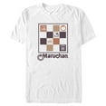 thumbnail image 1 of Men's Maruchan Checkered Logo  Graphic Tee White Medium, 1 of 5