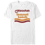 Mens Maruchan Classic Logo Graphic Tee White Small