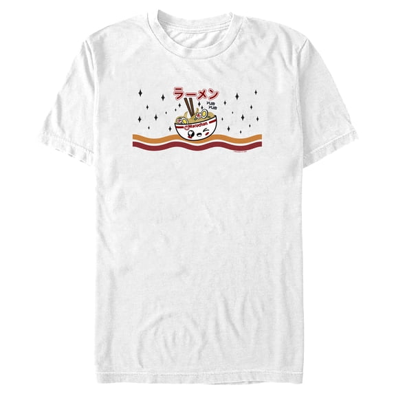 Men's Maruchan Ramen Bowl Sparkles Graphic Tee White Medium