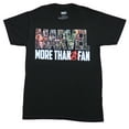 thumbnail image 1 of Men's Marvel 10th Anniversary More Than a Fan  Graphic Tee Black Small, 1 of 2