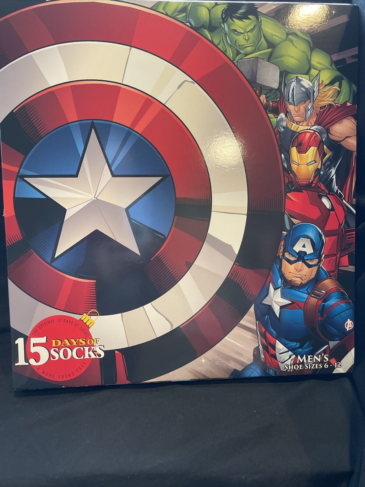 Men s Marvel 15 Days Of Socks Advent Calendar Fits Sizes 6 12 Walmart men-s-marvel-15-days-of-socks-advent-calendar-fits-sizes-6-12-walmart