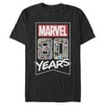 thumbnail image 1 of Men's Marvel 80 Years Logo  Graphic Tee Black Large, 1 of 4
