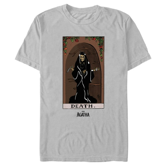 Men's Marvel: Agatha All Along Dead Tarot Card Graphic T-Shirt