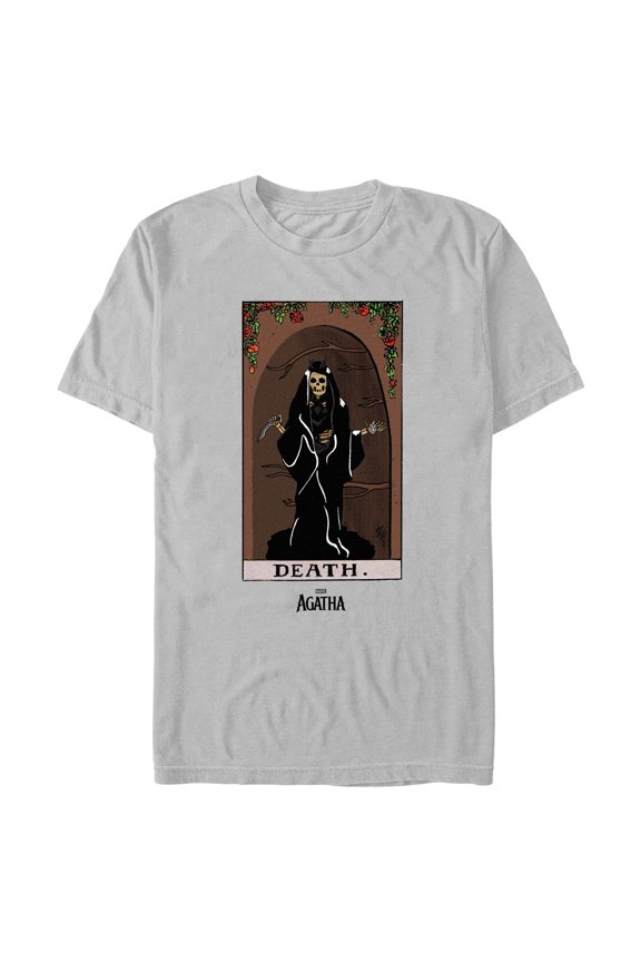 Men's Marvel: Agatha All Along Dead Tarot Card Graphic T-Shirt