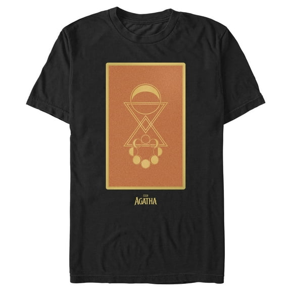 Men's Marvel: Agatha All Along Symbol Card Graphic T-Shirt