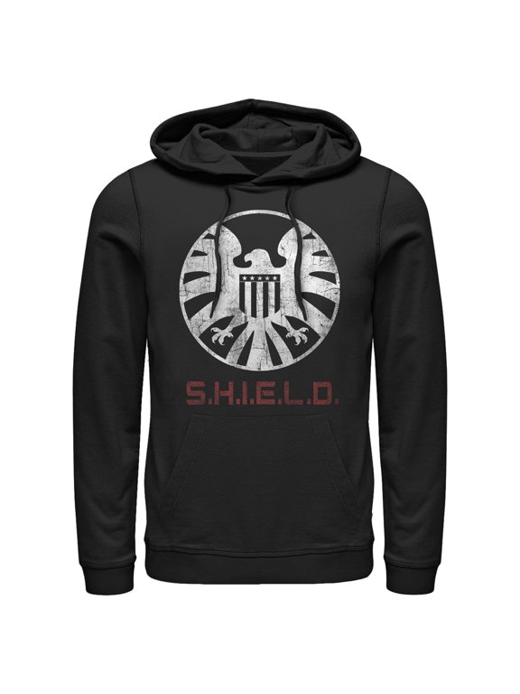 Men's Marvel Agents of SHIELD Distressed Logo Pull Over Hoodie