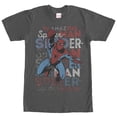thumbnail image 1 of Men's Marvel Amazing Spider-Man Jump Graphic Tee Charcoal Heather Small, 1 of 4