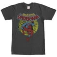 thumbnail image 1 of Men's Marvel Amazing Spider-Man Responsibility  Graphic Tee Charcoal Heather 3X Large, 1 of 9