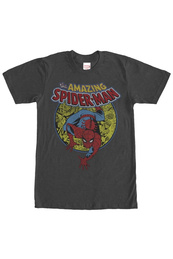 Men's Marvel Amazing Spider-Man Responsibility Graphic Tee Charcoal Heather 4X Large