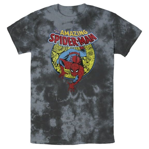 Men's Marvel Amazing Spider-Man Responsibility  Graphic Tee Tie Dye X Large
