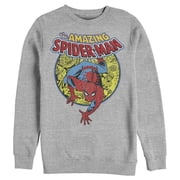 Mens Marvel Amazing Spider-Man Responsibility Sweatshirt Athletic Heather Medium