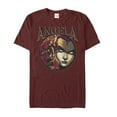 thumbnail image 1 of Men's Marvel Angela Circle  Graphic Tee Cardinal Small, 1 of 4