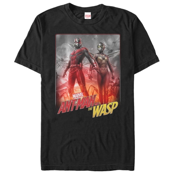 Men's Marvel Ant-Man and the Wasp Partners Graphic Tee Black Small