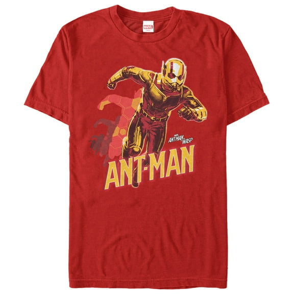 Men's Marvel Ant-Man and the Wasp Run Graphic Tee Red Medium