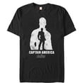 thumbnail image 1 of Men's Marvel Avengers: Avengers: Infinity War Captain America Silhouette  Graphic Tee Black Large, 1 of 4