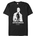 thumbnail image 1 of Men's Marvel Avengers: Avengers: Infinity War Captain America Silhouette  Graphic Tee Black Small, 1 of 4