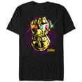 thumbnail image 1 of Men's Marvel Avengers: Avengers: Infinity War Gauntlet Sparkle Graphic Tee Black X Large, 1 of 4