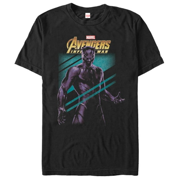Men's Marvel Avengers: Avengers: Infinity War Panther Streak  Graphic Tee Black 3X Large