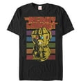 thumbnail image 1 of Men's Marvel Avengers: Avengers: Infinity War Rainbow Gauntlet Graphic Tee Black Medium, 1 of 4