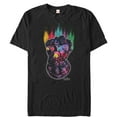 thumbnail image 1 of Men's Marvel Avengers: Avengers: Infinity War Rainbow Streak Gauntlet Graphic Tee Black Small, 1 of 4