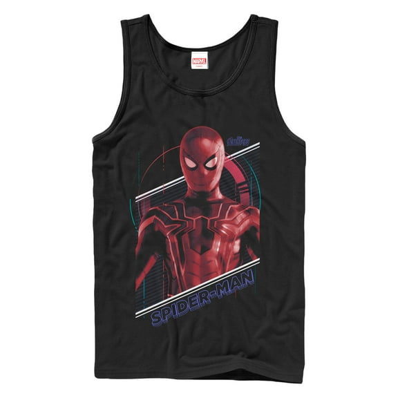 Men's Marvel Avengers: Avengers: Infinity War Spider-Man Tech  Tank Top Black Large