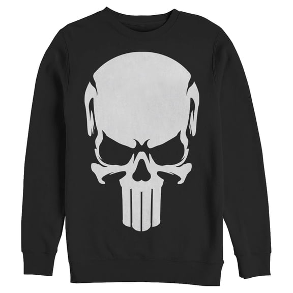 Men's Marvel Avengers Big Face Sweatshirt Black Small