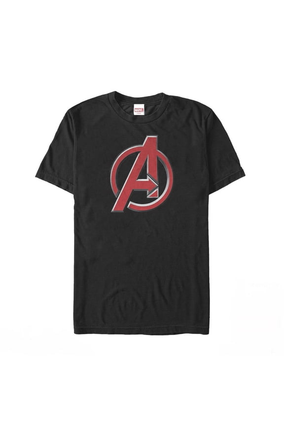 Men's Marvel Avengers Classic Emblem Graphic Tee Black 3X Large