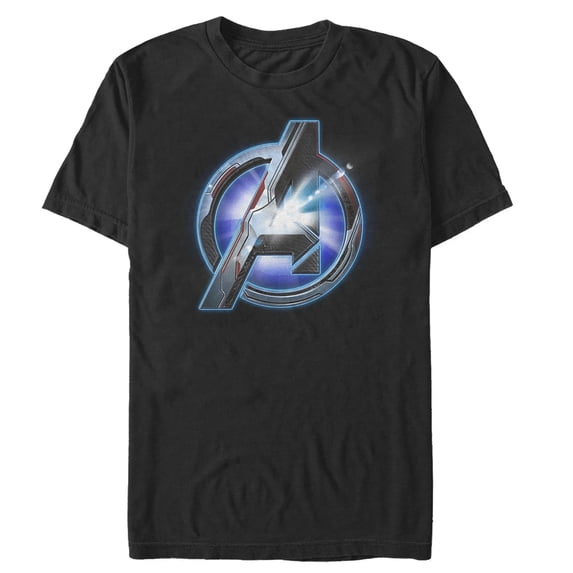 Men's Marvel Avengers: Endgame Arc Reactor Logo Graphic Tee Black 2X Large