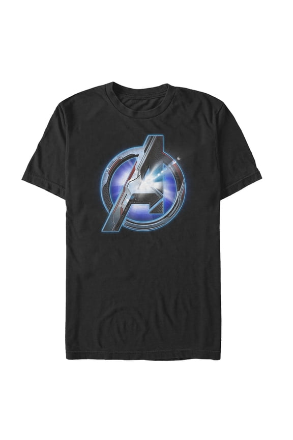 Men's Marvel Avengers: Endgame Arc Reactor Logo  Graphic Tee Black Medium