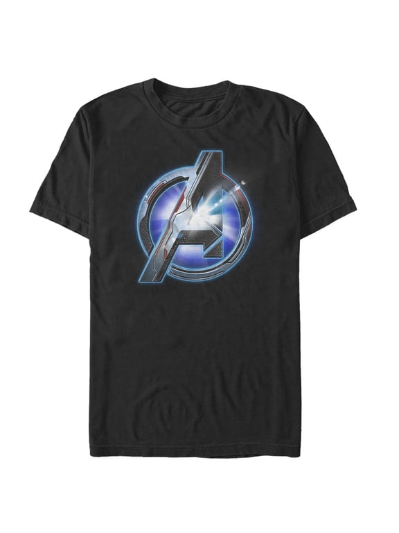 Men's Marvel Avengers: Endgame Arc Reactor Logo Graphic Tee Black Small