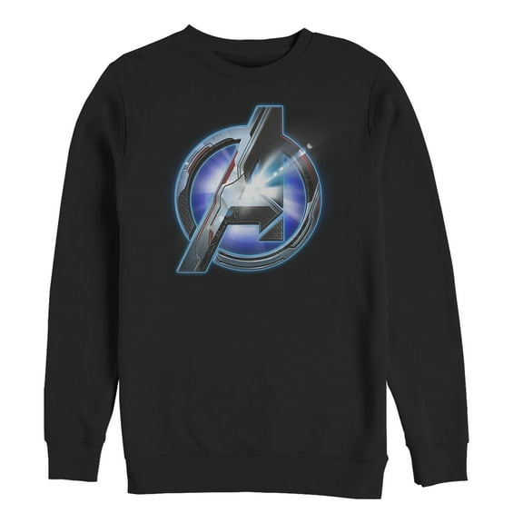 Men's Marvel Avengers: Endgame Arc Reactor Logo  Sweatshirt Black Large