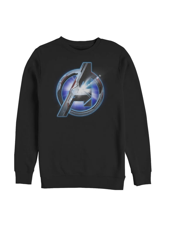 Men's Marvel Avengers: Endgame Arc Reactor Logo Sweatshirt Black Large