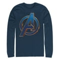 thumbnail image 1 of Men's Marvel Avengers: Endgame Bold Logo  Long Sleeve Shirt Navy Blue Medium, 1 of 3
