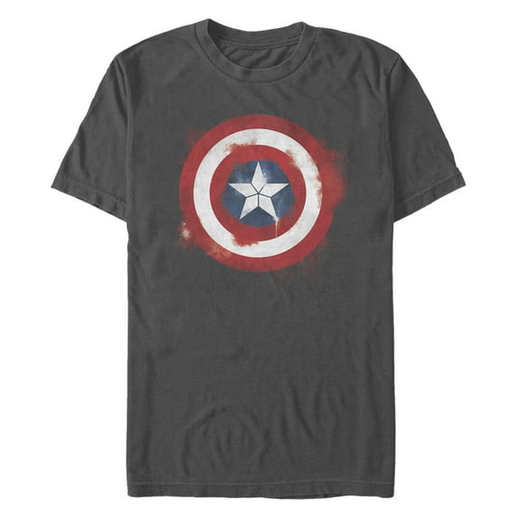 Men's Marvel: Avengers: Endgame Cap Smudged Shield Graphic T-Shirt