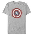 thumbnail image 1 of Men's Marvel Avengers: Endgame Cap Smudged Shield Graphic Tee Athletic Heather 2X Large, 1 of 4