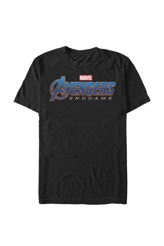 Men's Marvel Avengers: Endgame Classic Logo Graphic Tee Black Medium