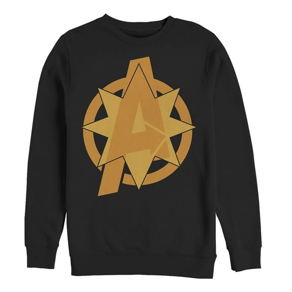 Men's Marvel Avengers: Endgame Comic Star Logo  Sweatshirt Black Medium