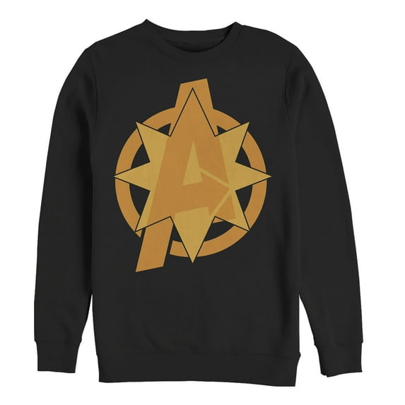 Men's Marvel Avengers: Endgame Comic Star Logo Sweatshirt Black Small