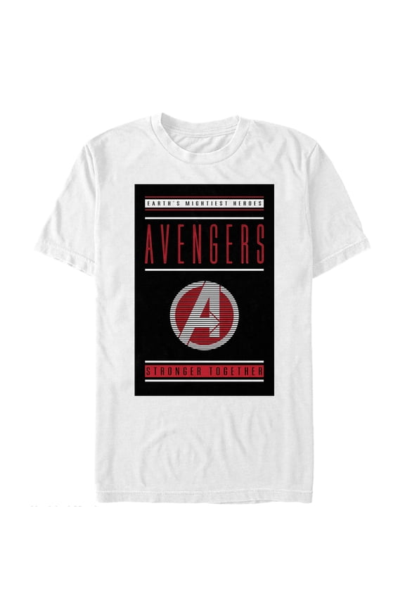 Men's Marvel Avengers: Endgame Earth's Mightiest Heroes  Graphic Tee White Medium