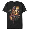 thumbnail image 1 of Men's Marvel Avengers: Endgame Flame Logo  Graphic Tee Black Large, 1 of 4