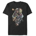 thumbnail image 1 of Men's Marvel Avengers: Endgame Hero Diamond Frame Graphic Tee Black Small, 1 of 4